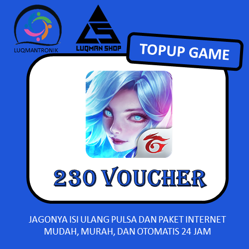 TOPUP GAME ARENA OF VALOR - AOV 230 Vouchers