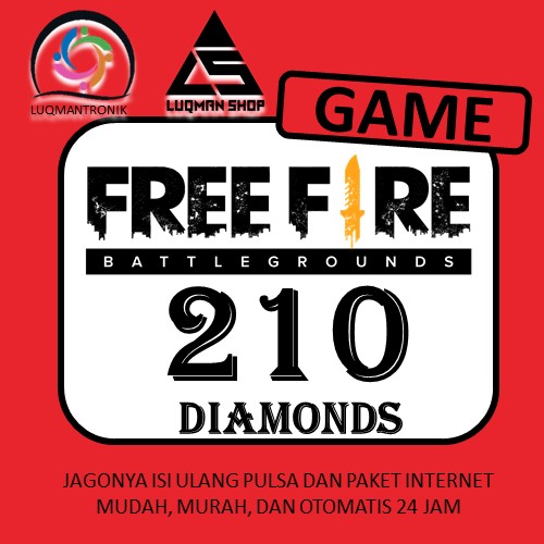 TOPUP GAME FREE FIRE - 210 Diamond