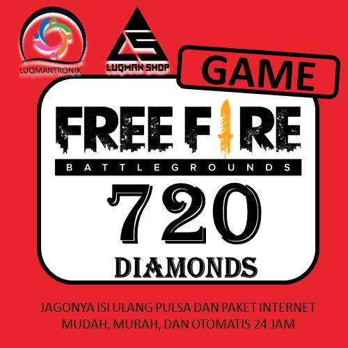 TOPUP GAME FREE FIRE - 720 Diamond
