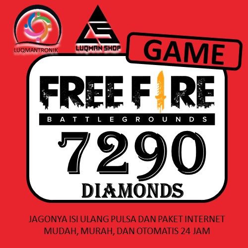 TOPUP GAME FREE FIRE - 7290 Diamond