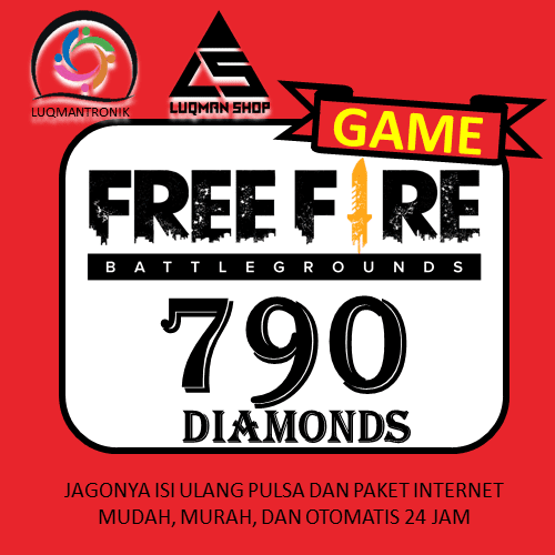 TOPUP GAME FREE FIRE - 790 Diamond