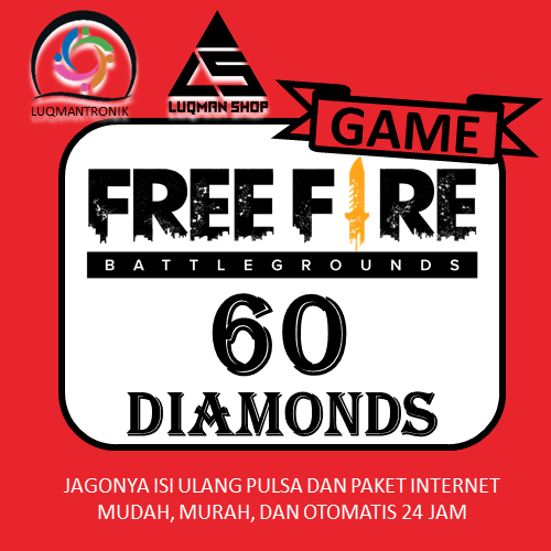 TOPUP GAME FREE FIRE - 60 DIAMONDS