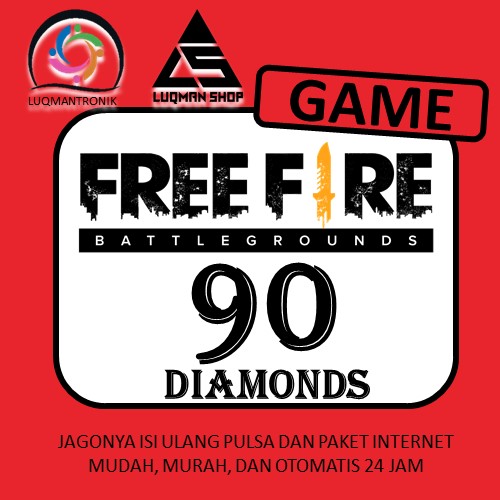 TOPUP GAME FREE FIRE - 90 Diamond