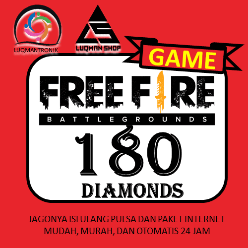 TOPUP GAME FREE FIRE - 180 Diamond