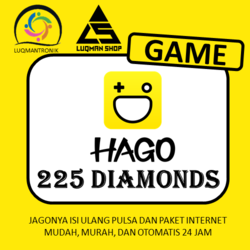 TOPUP GAME HAGO - Hago 225 Diamonds