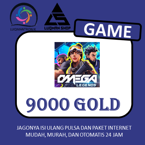 TOPUP GAME Omega Legends - 9000 Gold