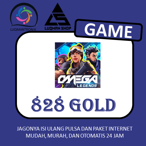 TOPUP GAME Omega Legends - 828 Gold