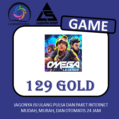 TOPUP GAME Omega Legends - 129 Gold