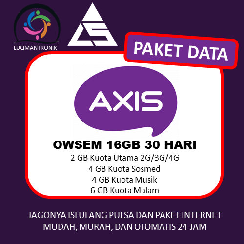 Paket Internet AXIS BRONET & OWSEM - Owsem 16GB