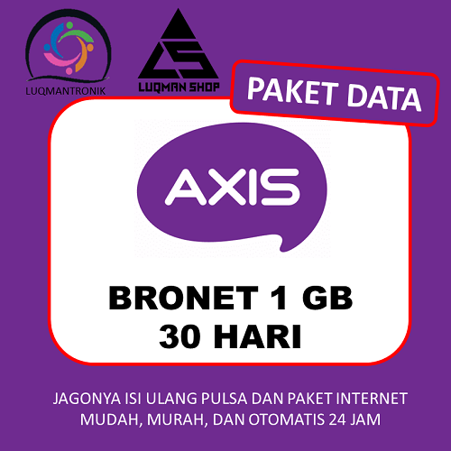 Paket Internet AXIS BRONET & OWSEM - BRONET 1GB 30D