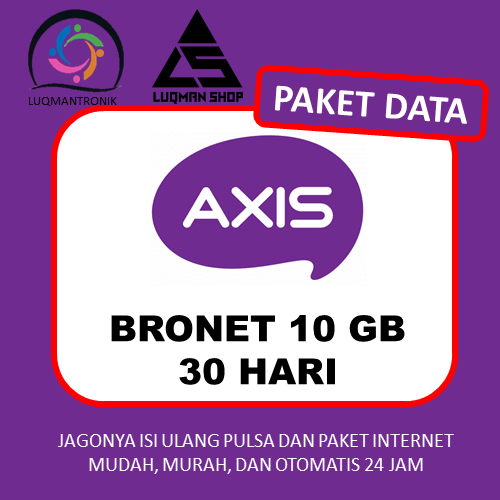 Paket Internet AXIS BRONET & OWSEM - BRONET 10GB 30D