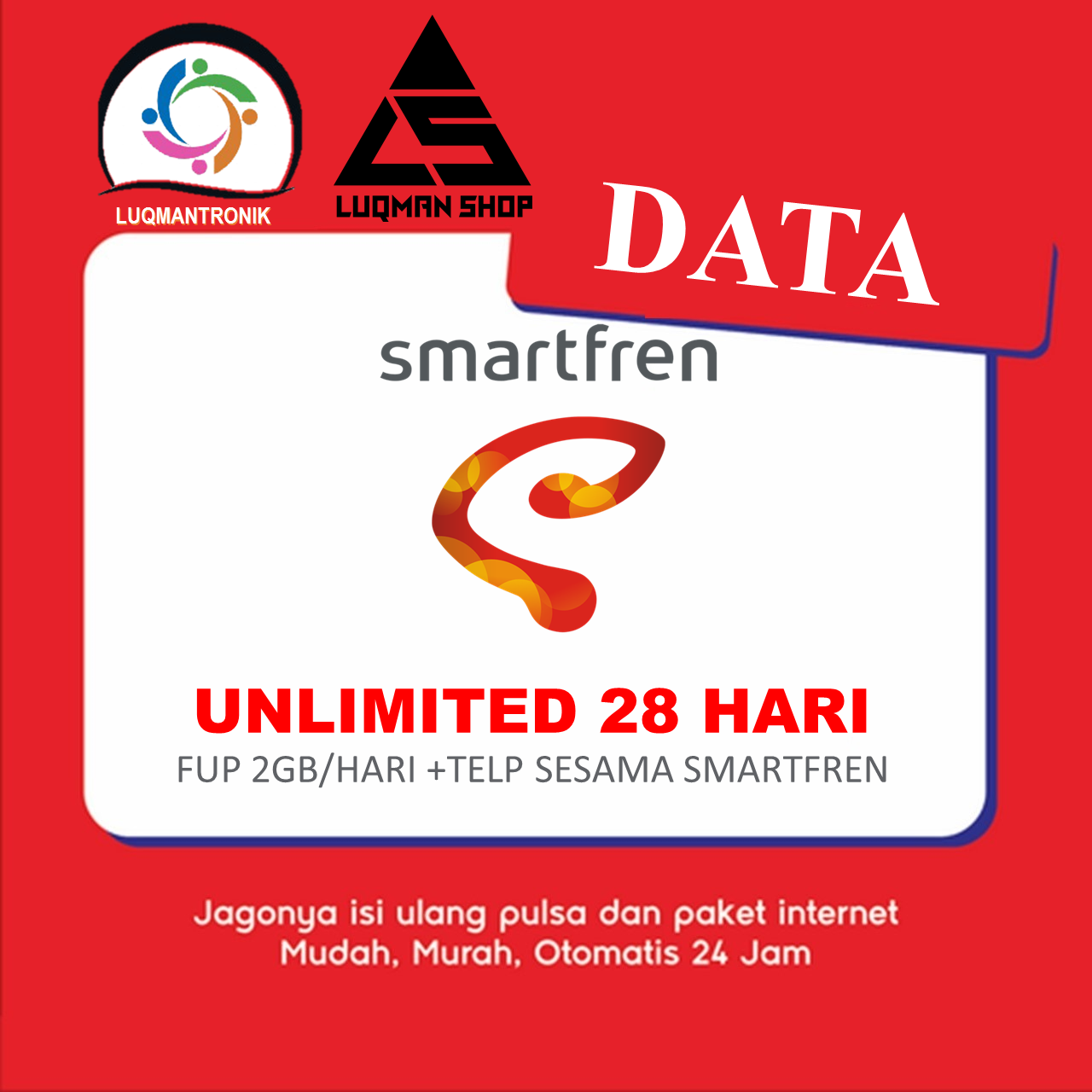 Paket Internet SMART UNLIMITED - UNLIMITED 28 HARI 2GB/HARI