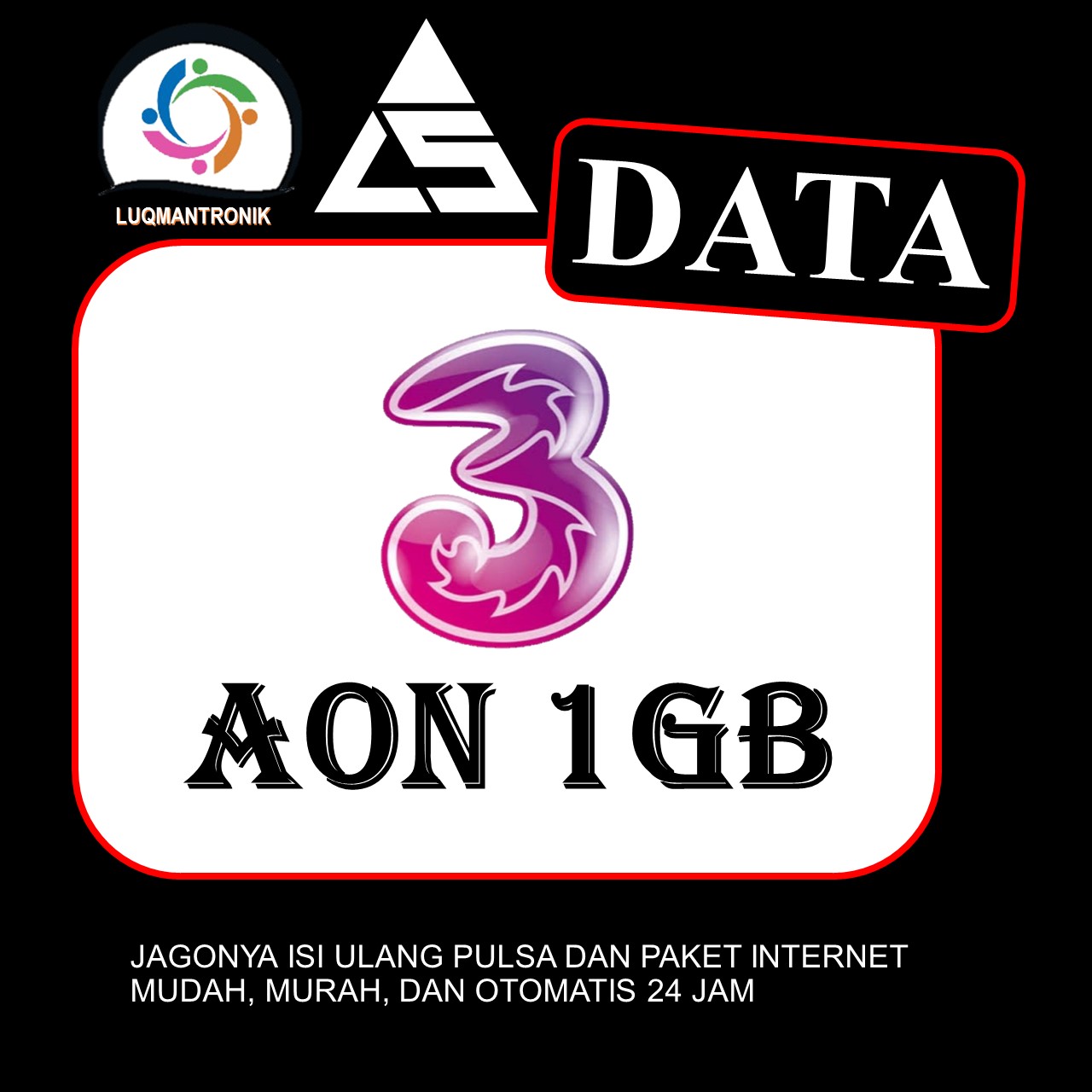 Paket Internet TRI AON - 1.5 GB Nasional, Mengikuti Masa Aktif Kartu