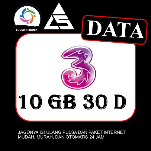 Paket Internet TRI REGULER - DATA 10GB