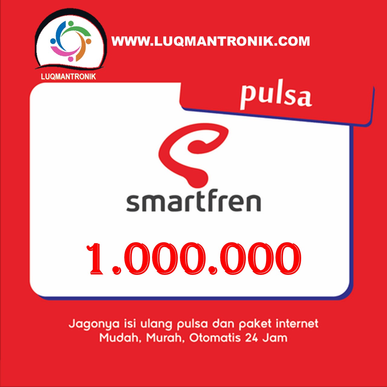 Pulsa SMART - Pulsa Smart Rp 1.000.000