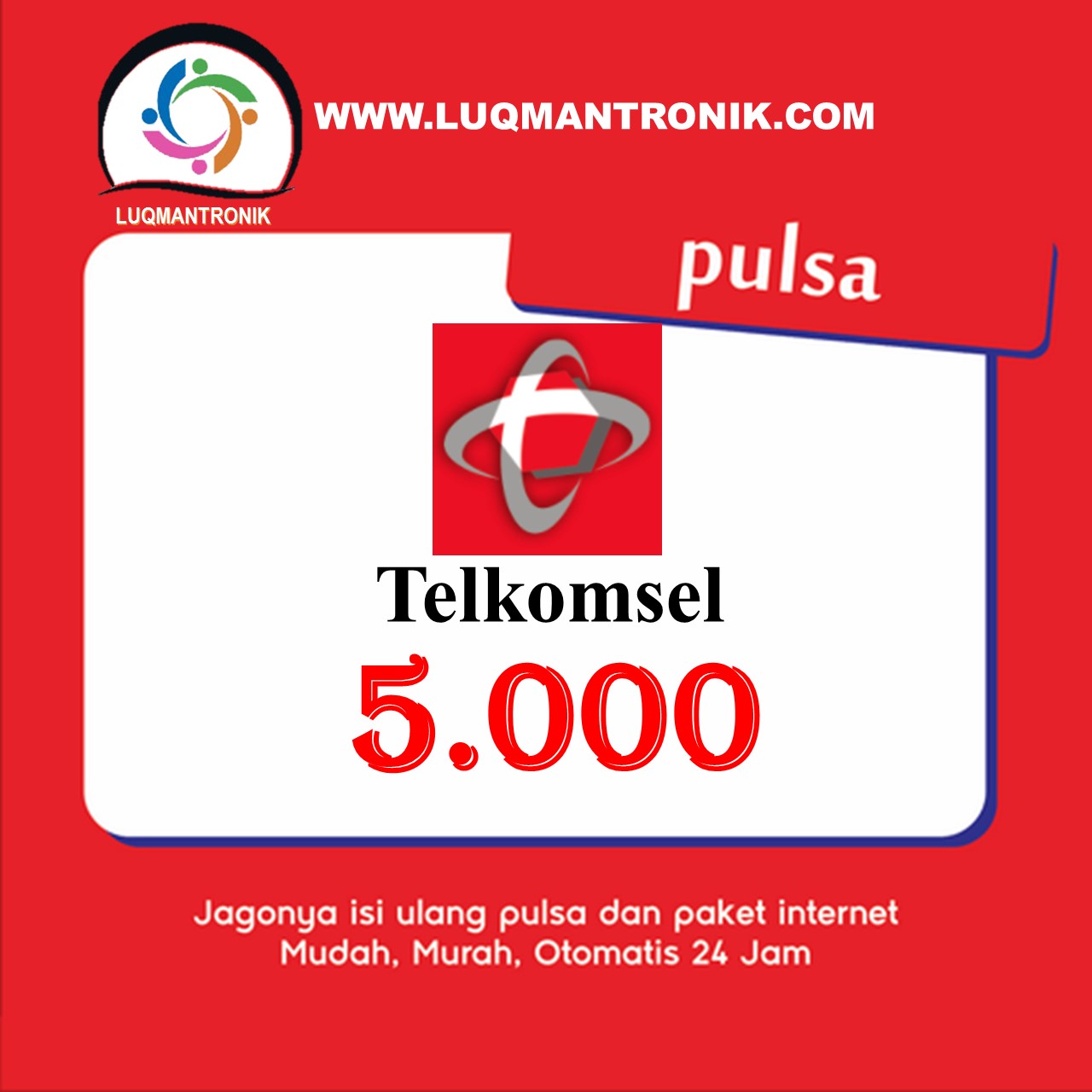 Pulsa TELKOMSEL - Telkomsel Rp 5.000