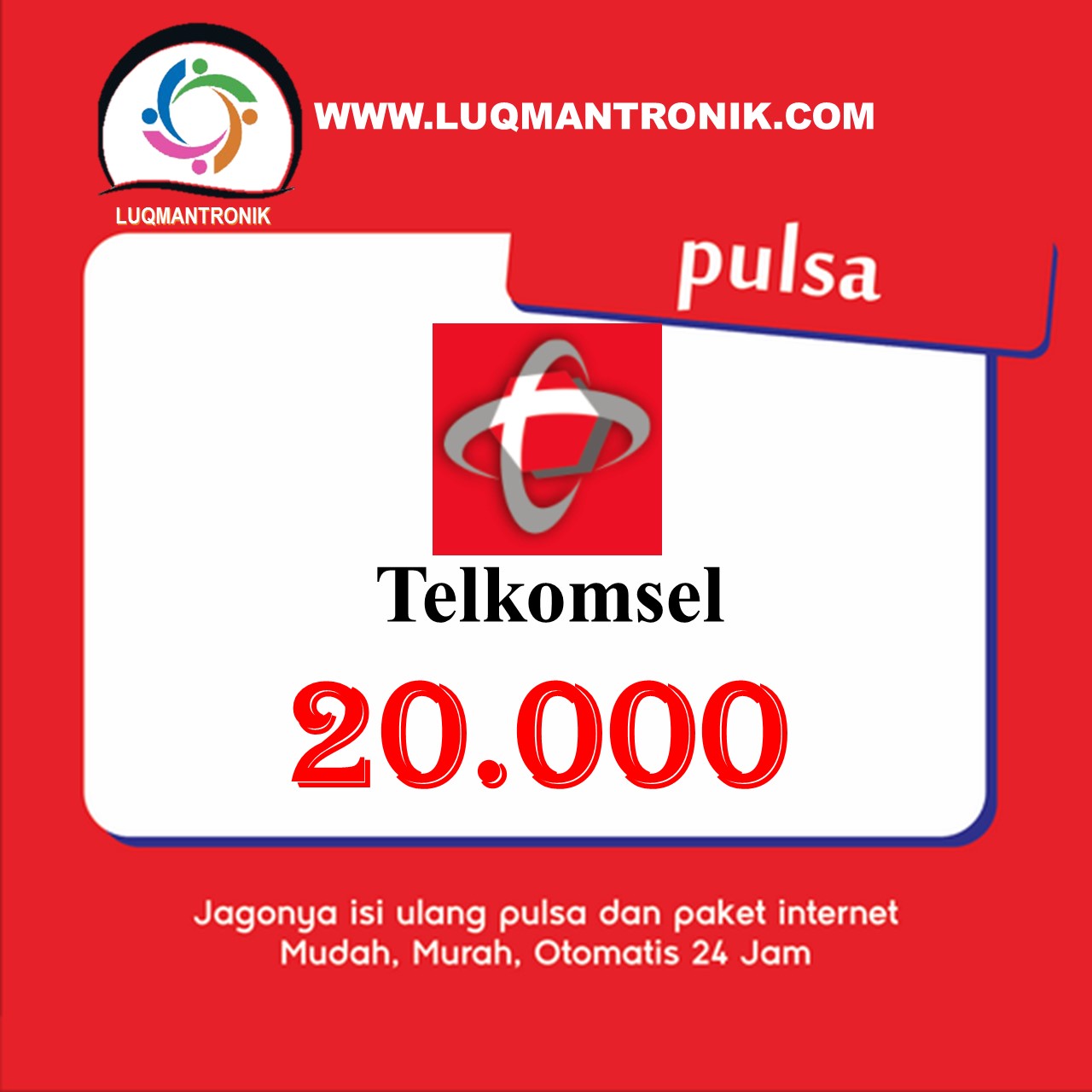 Pulsa TELKOMSEL - Telkomsel Rp 20.000