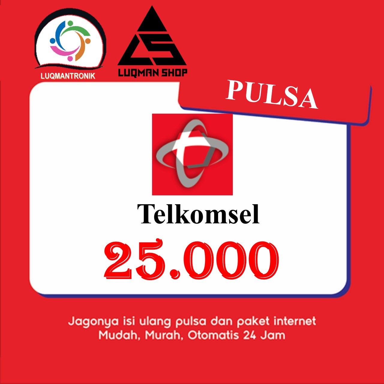 Pulsa TELKOMSEL - Telkomsel Rp 25.000