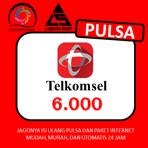 Pulsa TELKOMSEL - Telkomsel Rp 6.000