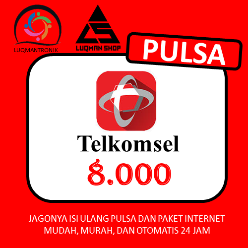 Pulsa TELKOMSEL - Telkomsel Rp 8.000