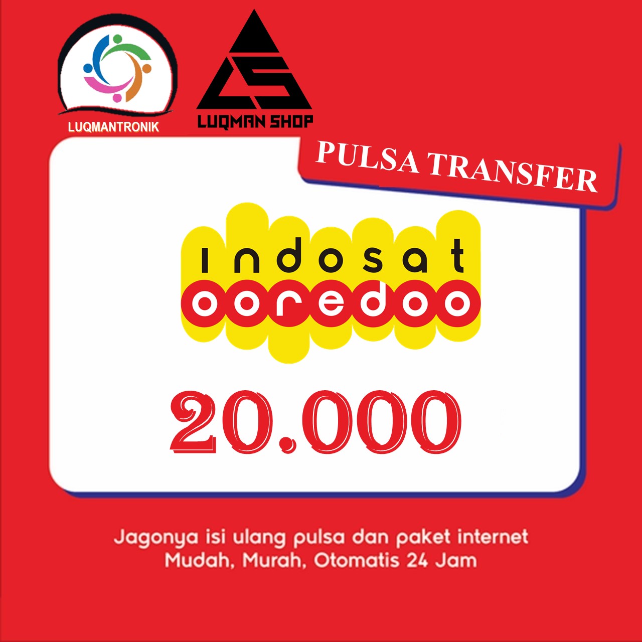 PULSA TRANSFER INDOSAT - Pulsa Indosat Transfer 20.000 + Masa Aktif 7 Hari
