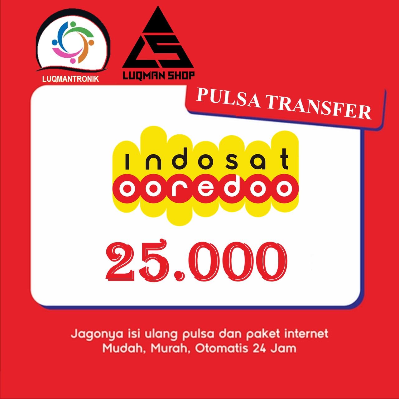 PULSA TRANSFER INDOSAT - Pulsa Indosat Transfer 25.000 + Masa Aktif 15 Hari