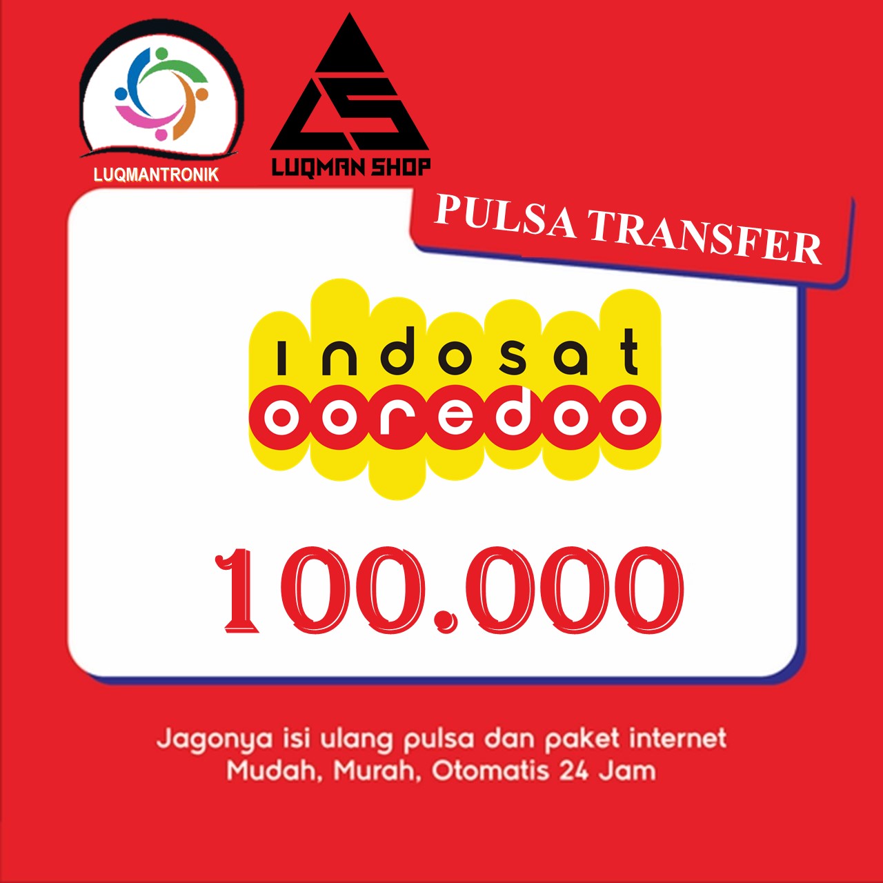 PULSA TRANSFER INDOSAT - Pulsa Indosat Transfer 100.000 + Masa Aktif 30 Hari