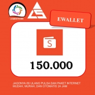 TOPUP EWALLET SHOPEE - 150.000